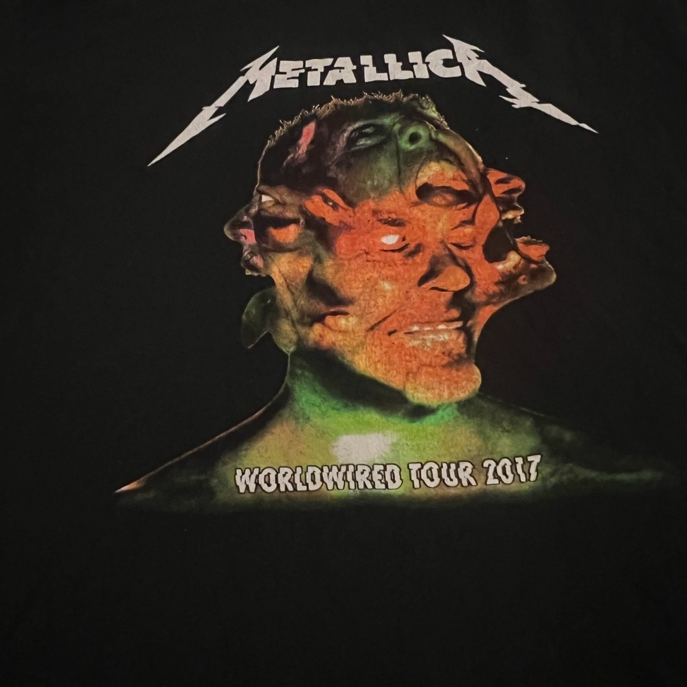 Metallica Concert World Tour double sided print t-shirt - Picture 2 of 5